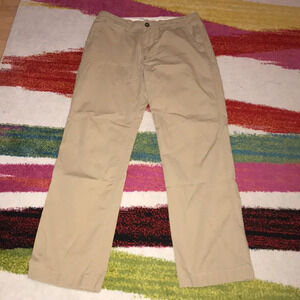 J. Crew flat front khaki pants 30x30 100% cotton